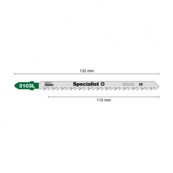 Pjūklelis SPECIALIST+ 3103L (T301DL), 2vnt. 4