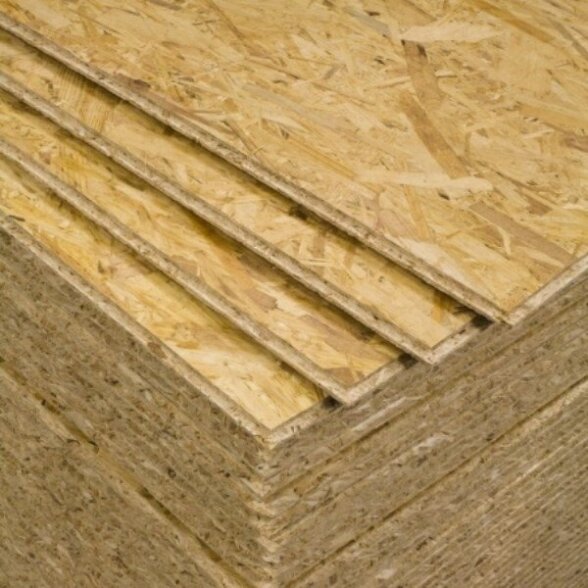 OSB3 plokštė KRONOPOL, 2500x625x12mm su išdroža ir dygiu