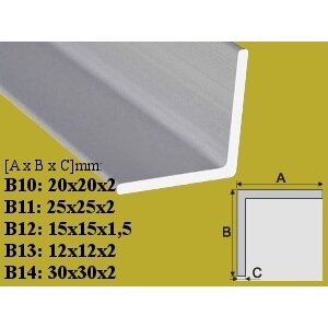 Profilis Effector, kampinis, B12, 100 cm