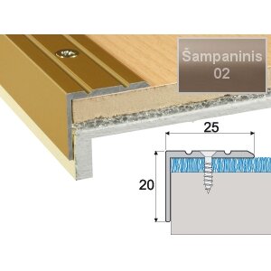 Profilis Effector A36 laiptams