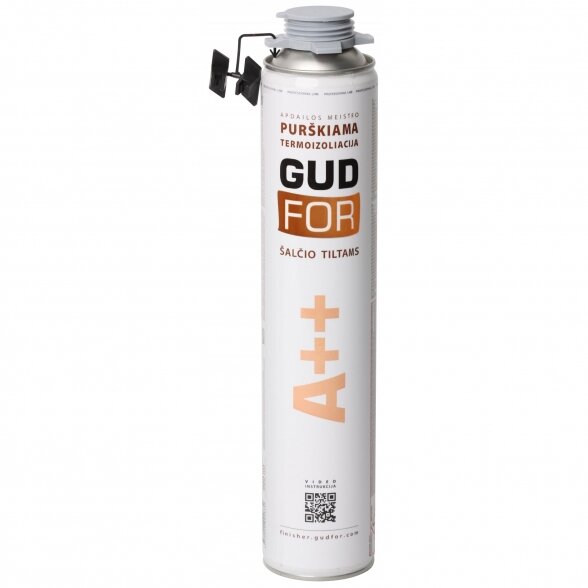 Termoizoliacinės montavimo putos GUDFOR A++, 900ml