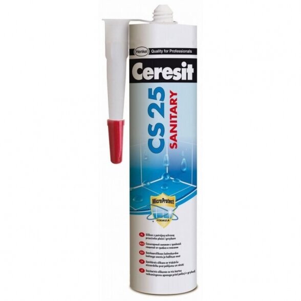 Silikonas CERESIT CS25, 280ml coal (18)