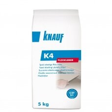 Plytelių klijai KNAUF K4, ypač elastingi, 5kg